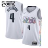Canotte Bambino Denver Nuggets Russell Westbrook Nike 2024-25 City Edition Bianco Swingman